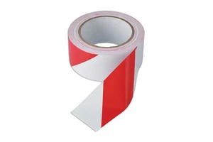 Connect Rosso e Bianco Barriera Nastro 50mm X 33m Adesivo 1pc 35367 - Picture 1 of 1