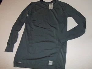 Nike Pro Shirt Mens Medium Gray Long Sleeve - Picture 1 of 3