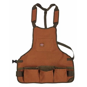 Bucket Boss Tool Apron, Tool Apron, Brown, Canvas, 16 Pockets 80200 Bucket Boss - Picture 1 of 1