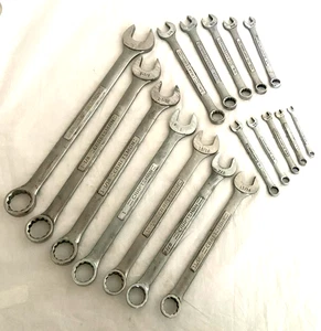 17 Pc USA Vintage VV 12 Point Craftsman SAE 1/4 - 1 1/4" Combination Wrench Set - Bild 1 von 7
