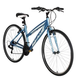 Hyper Bicycles 700c Ladies Spin Fit Hybrid Bike for Adults, Teal and White - - Picture 1 of 3