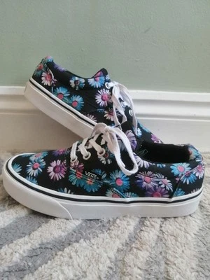 Vans Doheny Dark Floral Womens UK 3.5 Multicolor Daisy Flower Skater Sneakers  - Image 1 of 4