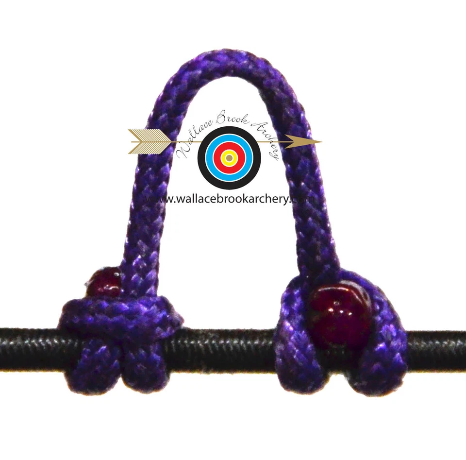 5 Pack Purple Release Bow String Nock D Loop Bowstring BCY #24 - Image 1 of 1