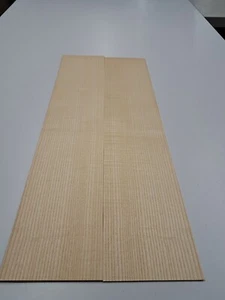 Chapa de madera de fresno figurada - 9 hojas de MADERA NATURAL - 650 mm x 130 mm - Imagen 1 de 5