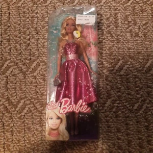 2010 Serie Mattel schillernd schön Barbie Prinzessin Puppe rosa glitzer Kleid - Bild 1 von 11