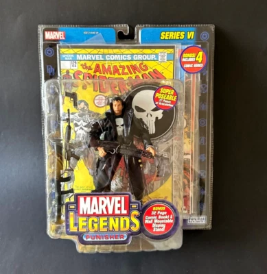 MARVEL LEGENDS Series VI PUNISHER Thomas Jane Figure Toy Biz - Image 1 of 3