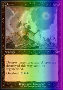 MTG Magic the Gathering Damn (396/765) Modern Horizons 2 LP FOIL - Picture 1 of 1