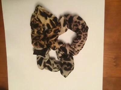 NOIR Ombre Leopard Scrunchies NEW 3 Pack FabFitFun - Image 1 of 3