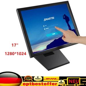 17 zoll LCD Touchscreen Monitor 1280*1024 Restaurant Kassensystem VGA USB - Afbeelding 1 van 16