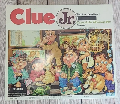 Vintage Parker Brothers Clue Jr Case Of The Missing Pet Game 1989 New Sealed - Image 1 of 4