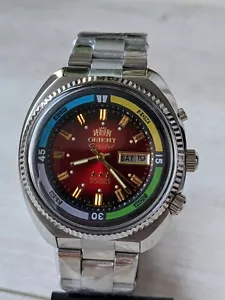 Men's Watch Orient KD Automatic Japanese Calendar Watch 21 Stones King Diver - Picture 1 of 24
