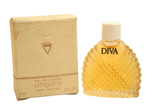 Diva by Emanuel Ungaro Eau de Toilette Splash miniature 4 ml for women Vintage - Picture 1 of 7