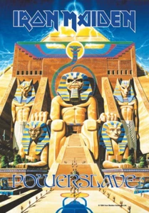 IRON MAIDEN FLAGGE FAHNE POWERSLAVE POSTERFLAGGE POSTER FLAG STOFF - Bild 1 von 1