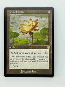 Vergoldeter Lotus (Retro-Rahmen) - Brothers War - Neuwertig - MTG Magic The Gathering - Bild 1 von 2