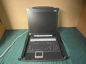 ATEN Master View Max CL1000M LCD 1U Rackmount Slideaway Console 17" Monitor KVM - Photo 1/8