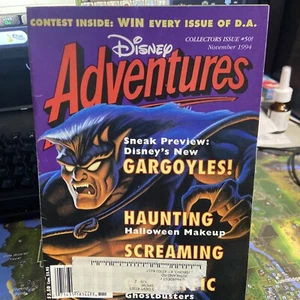 November 1994 Disney Adventures Magazine Gargoyles Collectors Issue #50 - Picture 1 of 7