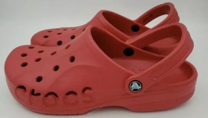 mens red crocs size 10