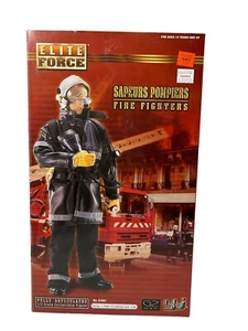 BLUE BOX TOYS Elite Force Sapeurs Pompiers Fire Fighters  12" Action Figure NEW - Picture 1 of 3