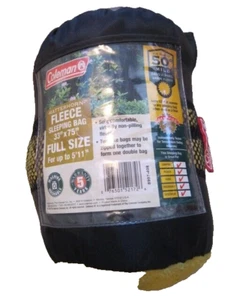 Coleman ~ Sleeping Bag ~ 50 Degree ~ Comfort ~ Rectangle 33"X75” Adult Full Size - Picture 1 of 7
