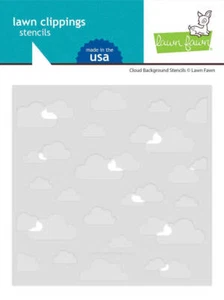 Lawn Fawn Stencils - Cloud Background LF3110 - Picture 1 of 3
