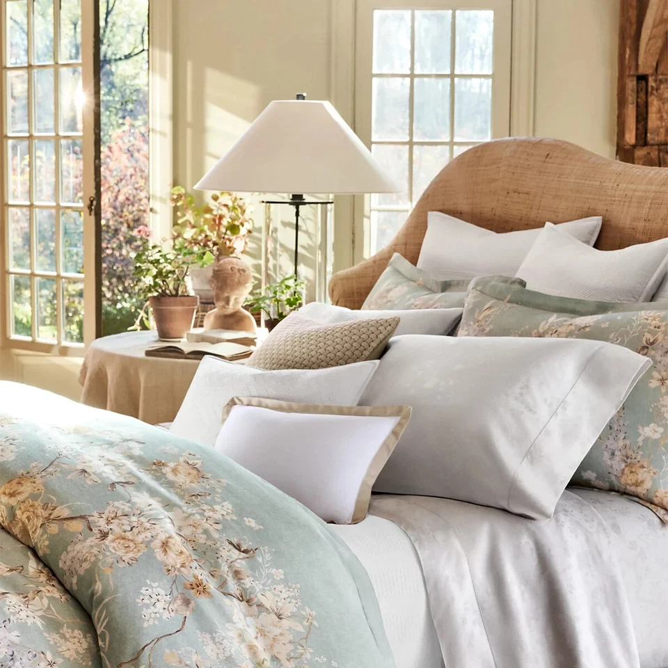 Ralph Lauren Home H1434 Floral Elisabetta Sage Duvet Cover Size KING - Image 1 of 4