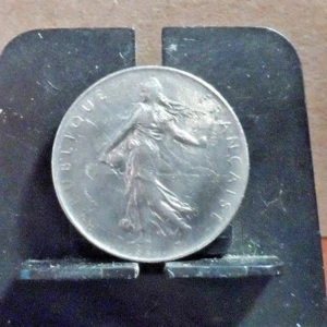 CIRCULATED 1973 1 FRANC FRENCH COIN (121718)#1 - Picture 1 of 3