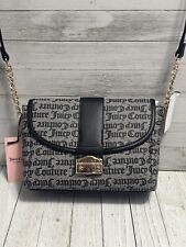 Juicy Couture Fashionista Shoulder Bag Black/White NEW