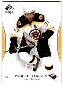 2007-08 SP Authentic Patrice Bergeron #7 Boston Bruins - Picture 1 of 2