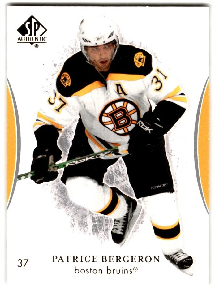 2007-08 SP Authentic Patrice Bergeron #7 Boston Bruins - Image 1 of 2