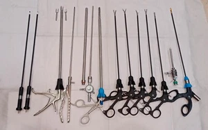 Laparoscopic Grasper Needle Holder Surgical Laparoscopy Instruments Set 5mm 13Pc - Picture 1 of 6