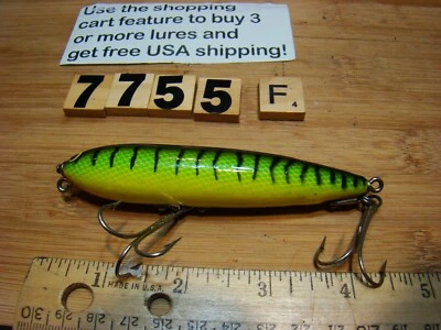 U7755 F  STRIKE KING SURFACE WALKER ZARA TYPE WOODEN FISHING LURE - Image 1 of 4