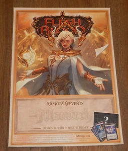 FLESH AND BLOOD ARMORY EVENTS MONARCH TCG POSTER, (7) - Picture 1 of 1