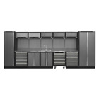 Sealey Superline Pro 4.9m Storage System Stainless Worktop Cabinet APMSSTACK17SS