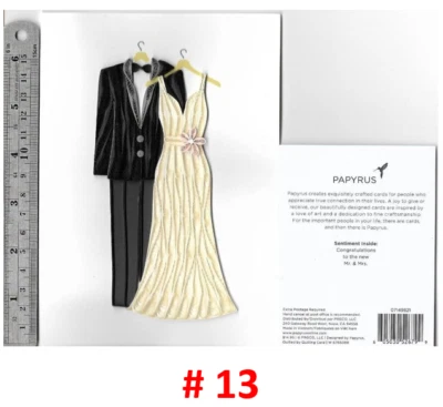 1 TARJETA EMBELLECIDA PREMIUM ANIVERSARIO Y BODA Foto 1 de 4