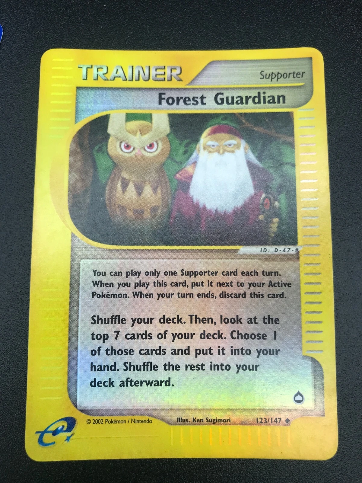 Forest Guardian 123/147 REVERSE HOLO Pokemon Aquapolis Vintage WOTC NM 2003