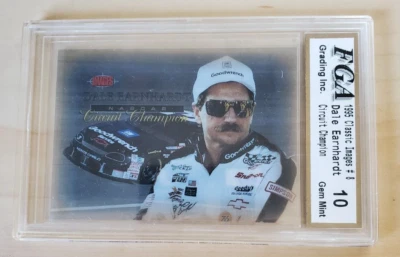 1995 Classic Images Dale Earnhardt Circuit Champion #8 609/675 FGA GEM MINT 10 - Image 1 of 4