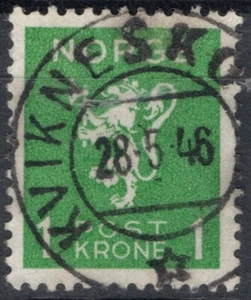 1025 Noruega 1940, NK 229 SON Kvikneskogen 28-5-46 (HE) - Imagen 1 de 1