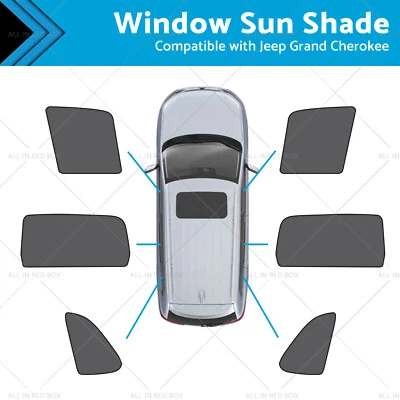 Front Rear Port Window Magnetic Mesh Sun Shade Suitable for Jeep Grand Cherokee - image 1 of 4
