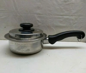 Saladmaster Saucepan 1Qt TP304-316 Surgical Milk Gravy Butter Pot & Lid - Picture 1 of 8