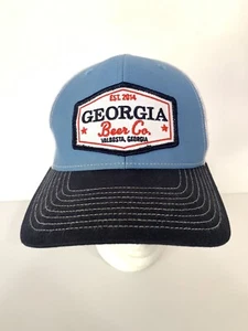 Georgia Brewing Company Valdosta blau und weiß Trucker Snapback - Bild 1 von 5