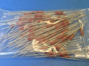 100) 30BJ500-220 XICON 220 Ohm Ω 5% 1/2 0.5 Watt Carbon Composit Axial Resistor - Picture 1 of 3