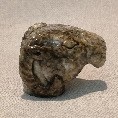 Accesorios cabeza buey jade hetian Foto 1 de 4