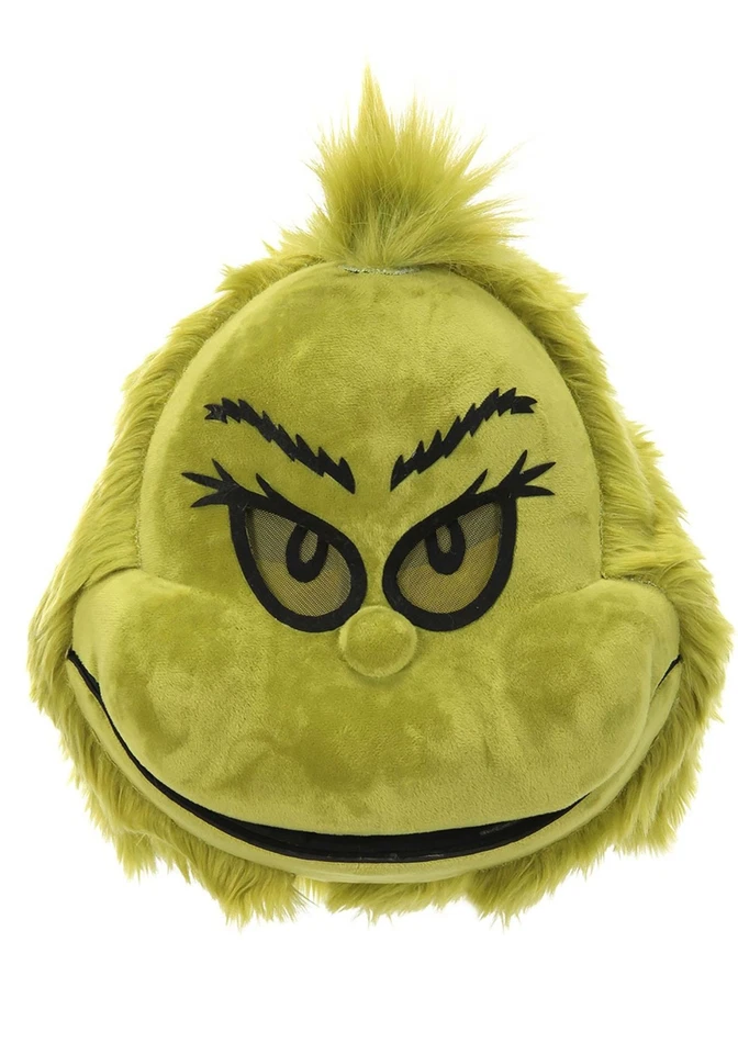 The Grinch Furry Mouth Mover Adult Mask - Image 1 of 1