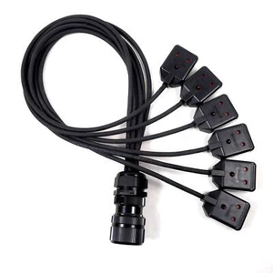 Socapex Spider - Male socapex to Female 15amp Sockets - Picture 1 of 3