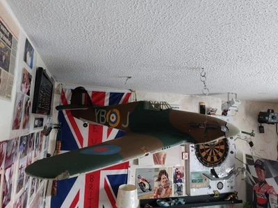 petrol 4 stroke model hurricane, hand made,flys  - Image 1 of 4