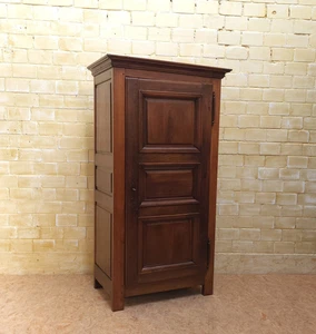 ANTIK! Eintürer restauriert Spätbiedermeier Eiche Wäscheschrank - Bild 1 von 20