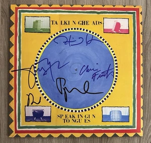 Talking Heads VOLLE BAND signiert Sprechen in Zungen JSA COA Platte David Byrne - Bild 1 von 3