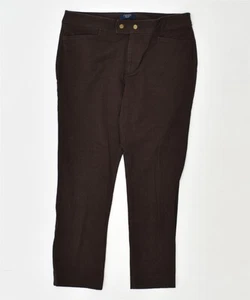 CHAPS Womens Petite Slim Jeans US 12 XL W32 L27 Brown Cotton CF17 - Picture 1 of 4