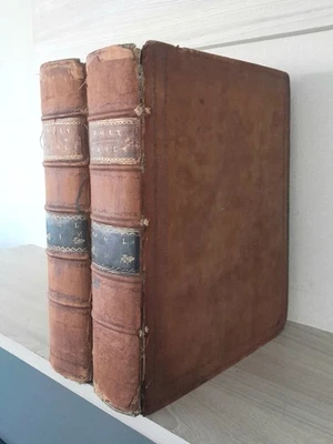c1809 Two Volume Set of The Holy Bible, Notes by Rev E. Blomfield, Plates - Image 1 of 4