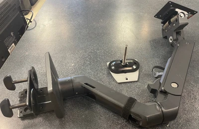 Ergotron 45-647-224 HX Desk Monitor Arm for Displays with HD Pivot - Matte Black - Image 1 of 2